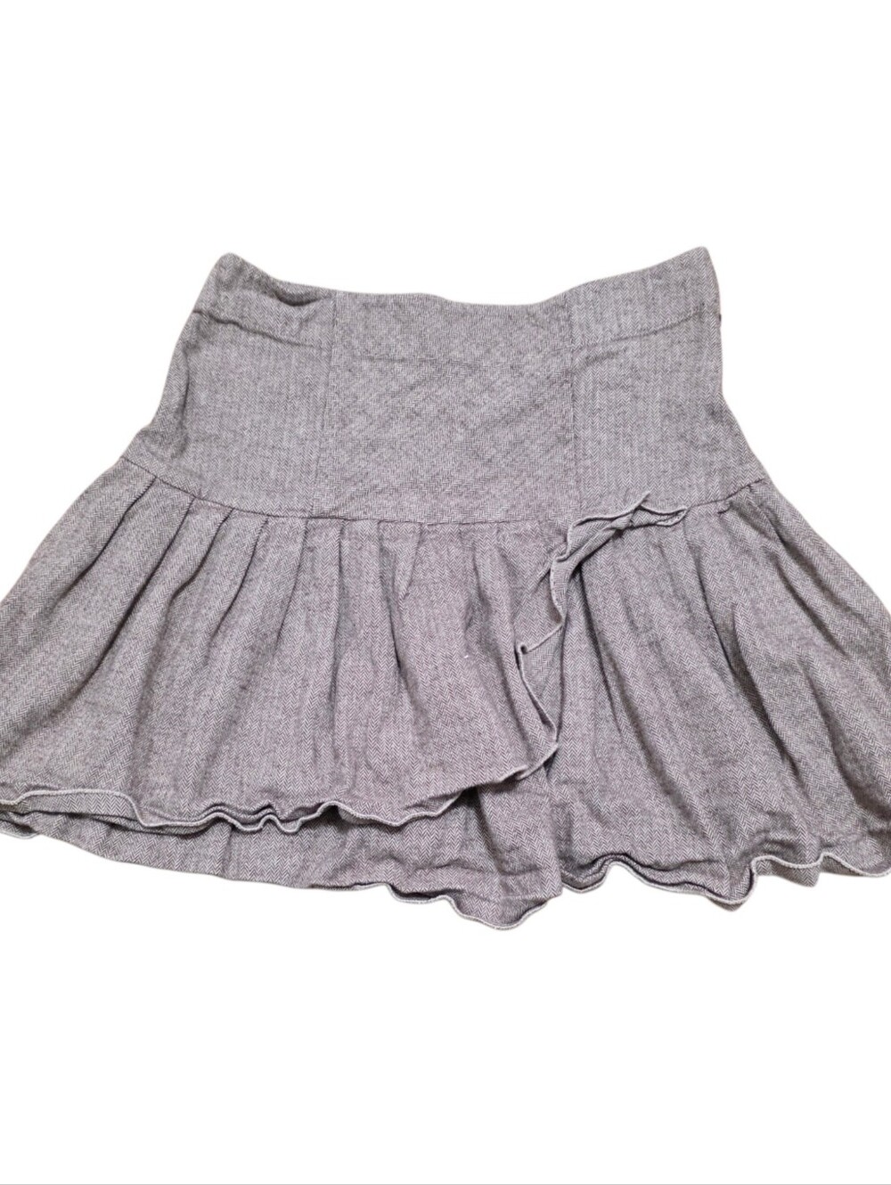 Talbot brown cotton miniskirt